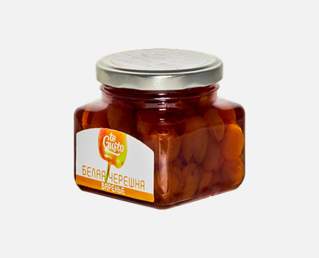 Варенье из белой черешни Te Gusto 430гр ст/банка